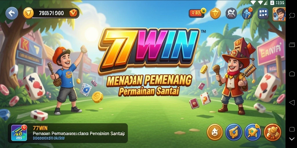 Tampilan gameplay 77WIN yang menyenangkan dan interaktif.