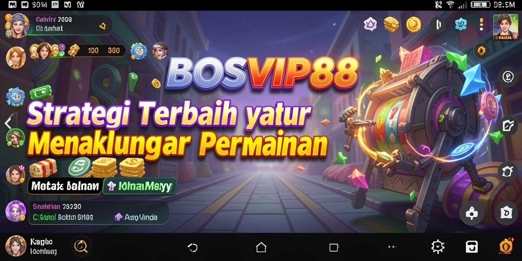 Tangkapan layar menampilkan aksi strategi yang mendebarkan di BOSVIP88.