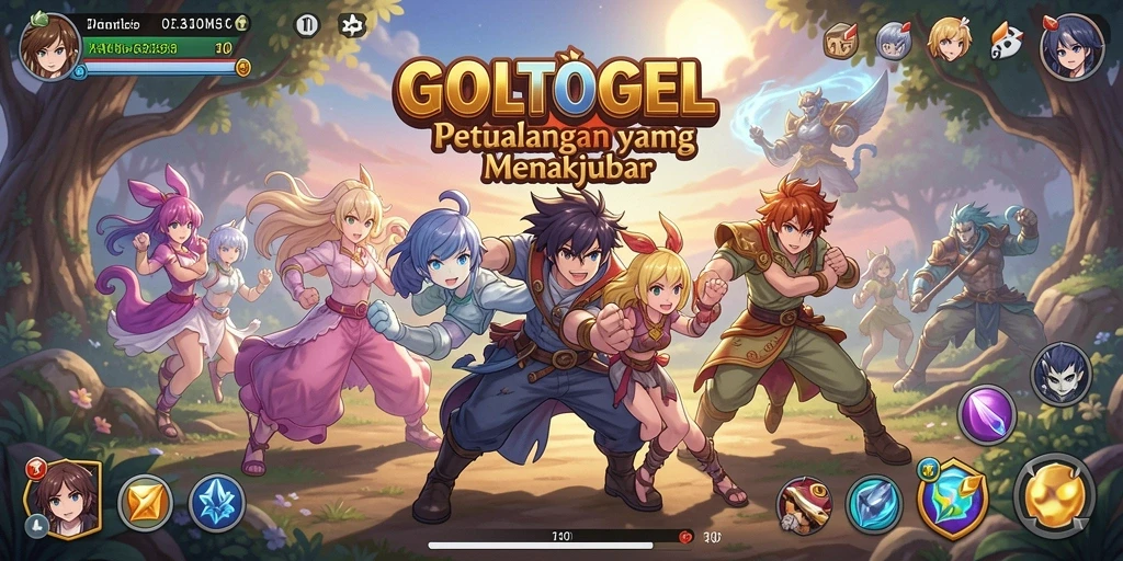GOLTOGEL menampilkan karakter Anime dalam pertarungan seru.