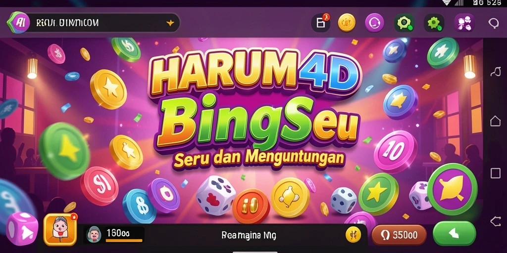 Tampilan gameplay Bingo yang menarik dari HARUM4D.