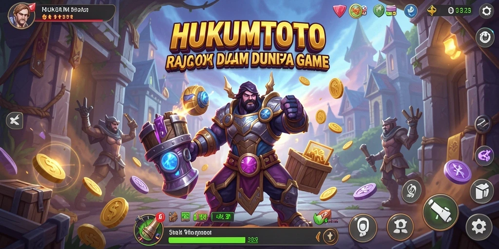 Tampilan gameplay HUKUMTOTO yang menarik dalam dunia Tycoon.