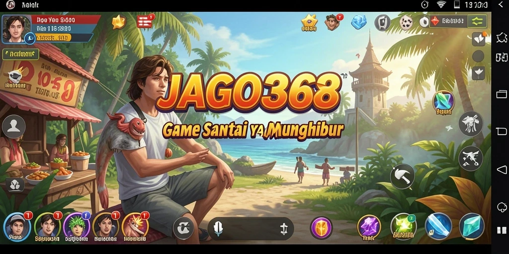 Screenshot JAGO368 yang menampilkan gameplay santai dan menyenangkan.