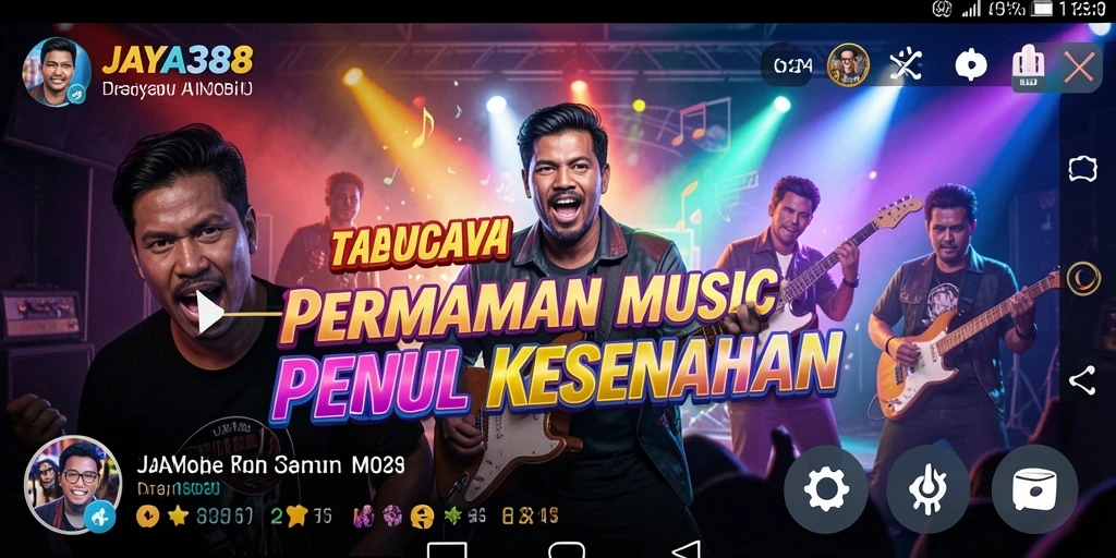 Screenshot gameplay JAYA388 menampilkan keseruan bermain musik.