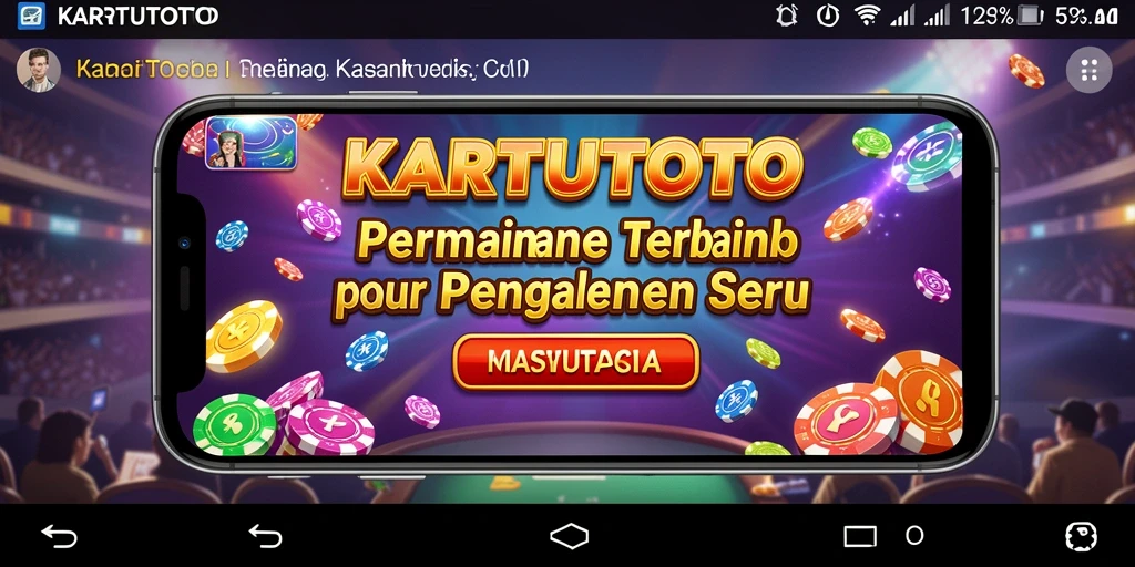 Tangkapan layar gameplay KARTUTOTO menampilkan keseruan bermain Kasino.