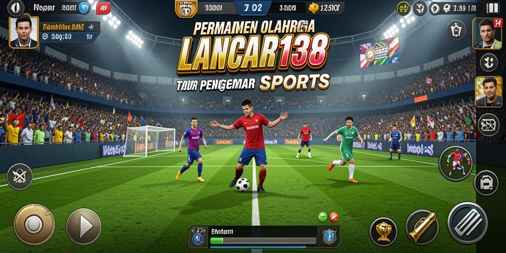 Tangkapan layar gameplay LANCAR138 yang seru dan penuh aksi olahraga.