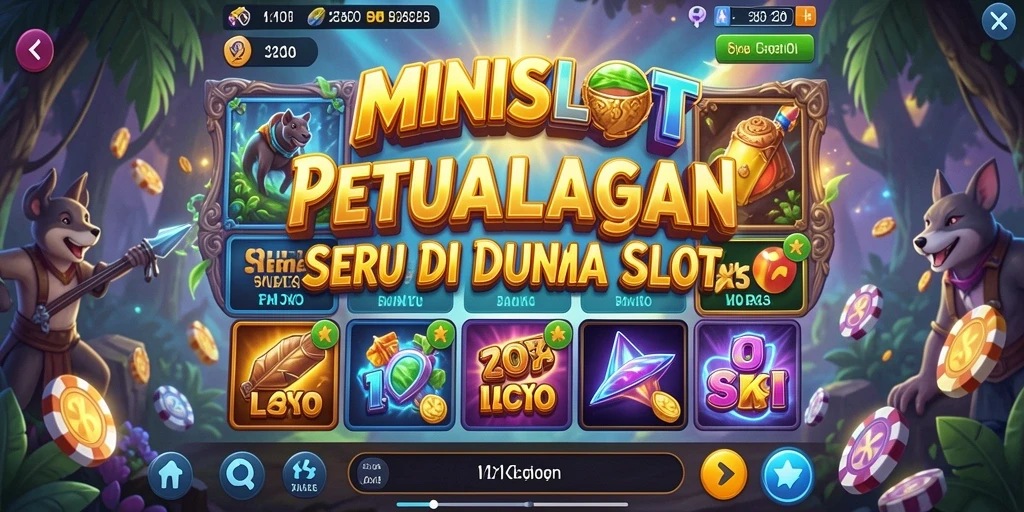 Tampilan gameplay menegangkan dari game petualangan MINISLOT.