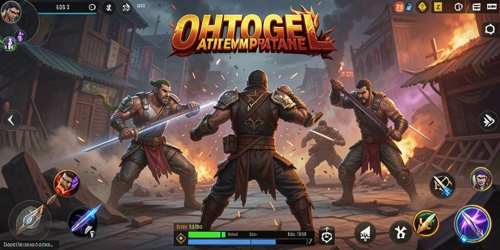 Screenshot OHTOGEL menampilkan aksi mendebarkan di medan perang Battle Royale.