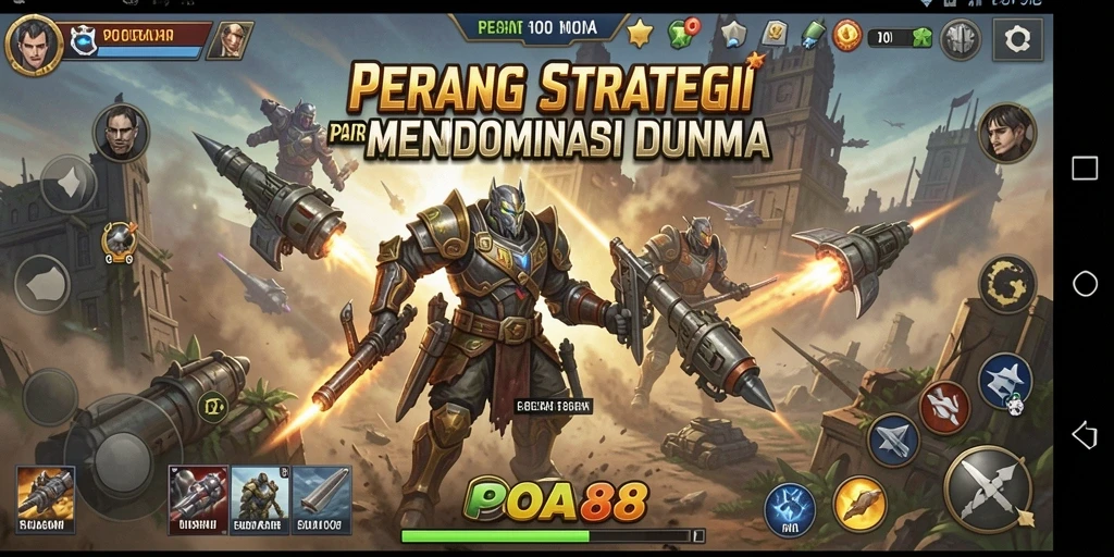 Tampilan gameplay seru dari POA88 dengan strategi yang menakjubkan.