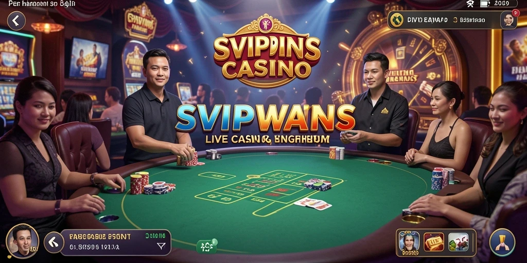 Tampilan menarik dari gameplay SVIPWINS Live Casino yang mendebarkan.